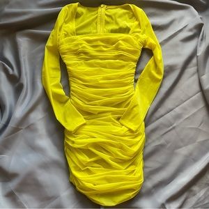 House of CB, neon mini dress, L